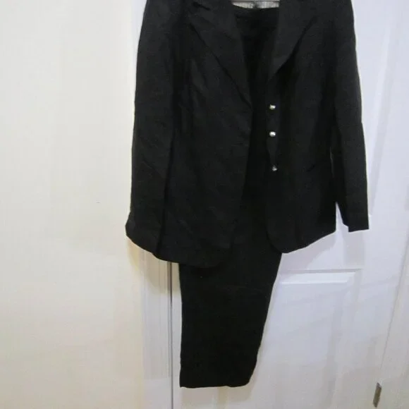 Calvin Klein Women's 2pc Black Pant Suit, sz 12 - Picture 2 of 8